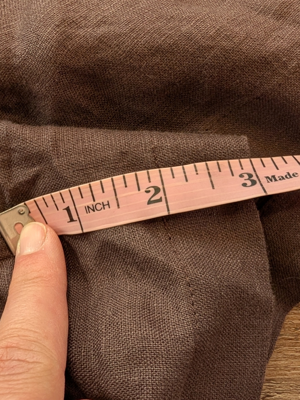 J Crew Tropez 100% Linen Lightweight Summer Shorts Dark Brown Chocolate Sz S - Picture 12 of 12